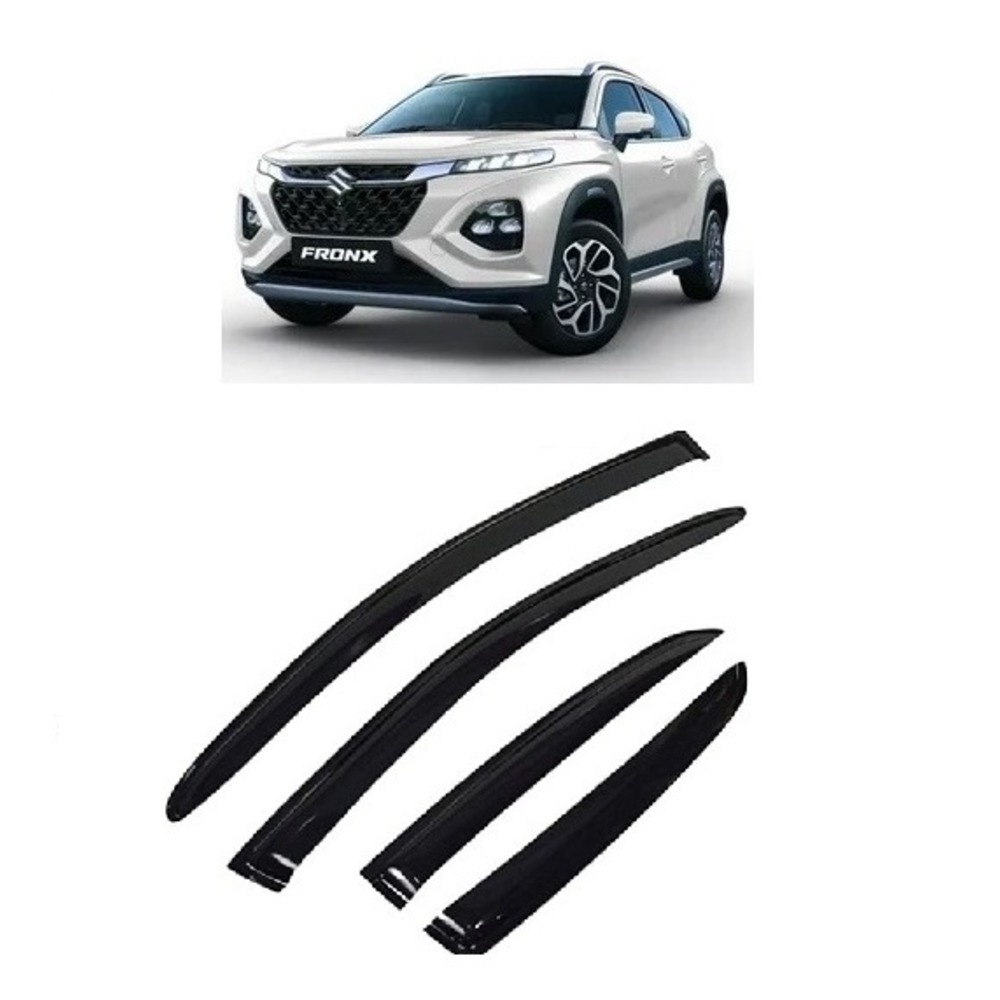 Rain Wind Door Visor Non Breakable Deflector Compatible with Fronx